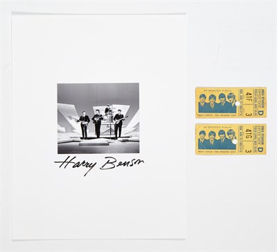 Lot 2013 - BENSON, HARRY (b. 1929) The Beatles on the Ed...