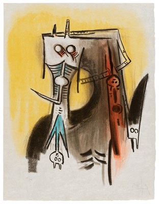 Lot 78 - Wifredo Lam (1902-1982) LE REGARD VERTICAL...