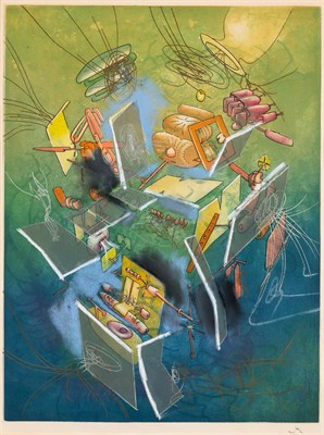 Lot 76 - Roberto Matta (1912-2002) OEUVRE L'INSTANT...