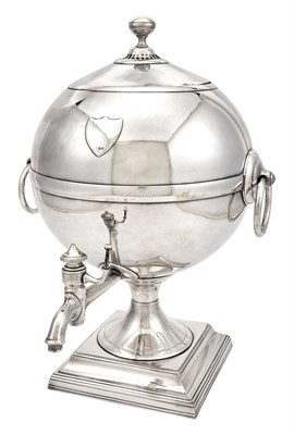 Lot 280 - Silver Plated Tea Urn Early 19th century...