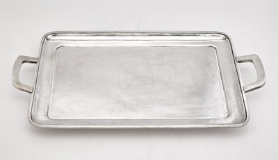 Lot 122 - Chinese Export Silver Two Handled Tray China...