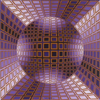 Lot 71 - Victor Vasarely Hungarian/French, 1906-1997...