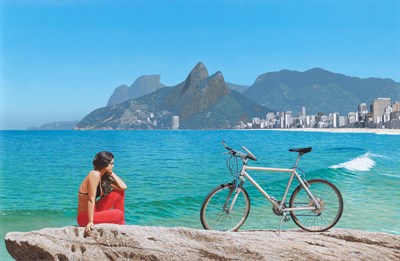 Lot 323 - Renato Meziat Brazilian, b. 1952 Girl in the...
