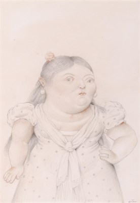 Lot 92 - Fernando Botero Colombian, b. 1932 Femme avec...