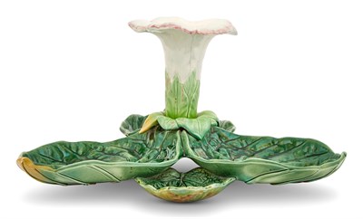 Lot 311 - George Jones & Sons Majolica Floral...
