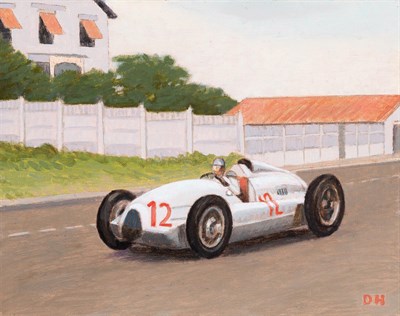 Lot 302 - Duncan Hannah American, b. 1952 Auto-Union...
