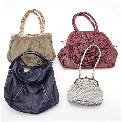 Lot 2361 - Three Furla Bags and Valentino Flower Bag