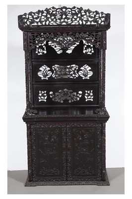 Lot 529 - A Chinese Hardwood Cabinet