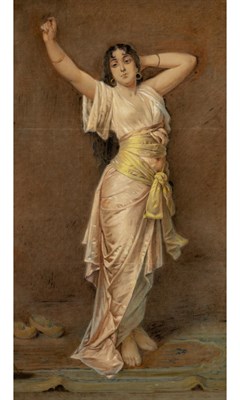 Lot 58 - Manner of Nathaniel Sichel Harem Dancer Oil on...