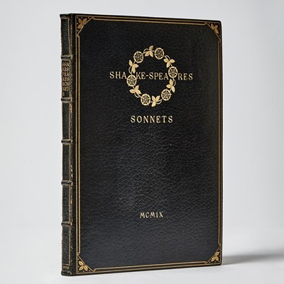 Lot 46 - One of 15 copies on vellum of the Doves Press Sonnets of Shakespeare, in a Doves binding