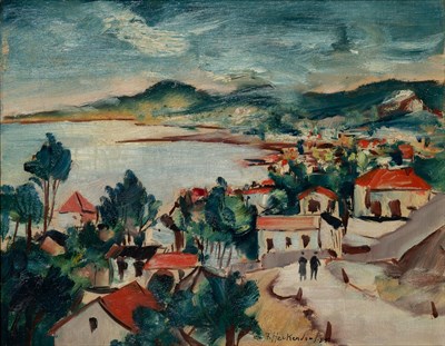 Lot 27 - Franz Heckendorf German, 1888-1962 Seaside...