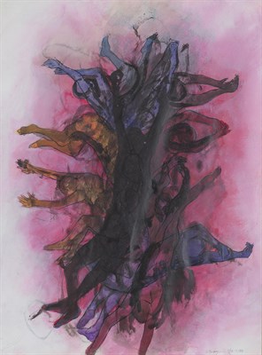 Lot 297 - Cleve Gray American, 1918-2004 Untitled, 1986...