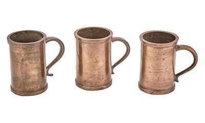 Lot 207 - Set of Three Cast Bronze Measures England,...