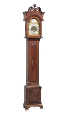 Lot 147 - Chippendale Carved Walnut Tall Case Clock