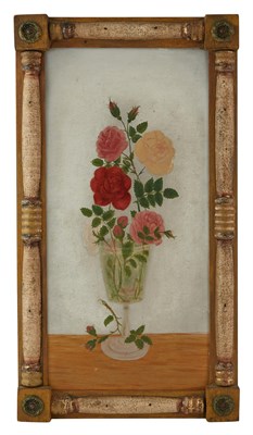 Lot 142 - American Painted and Giltwood Split Baluster Frame