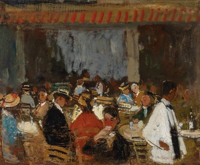 Lot 2127 - Francois Gall French, 1912-1987 Paris Cafe...
