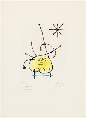 Lot 102 - Joan Miró (1893-1983) LA BAGUE D'AURORE (DUPIN...