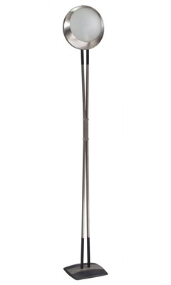 Lot 129 - Enameled and Chromed Metal Floor Lamp Height...