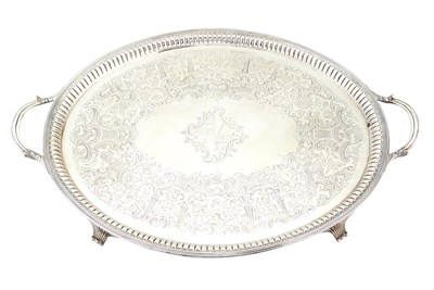 Lot 194 - George III Sterling Silver Two-Handled Tray
