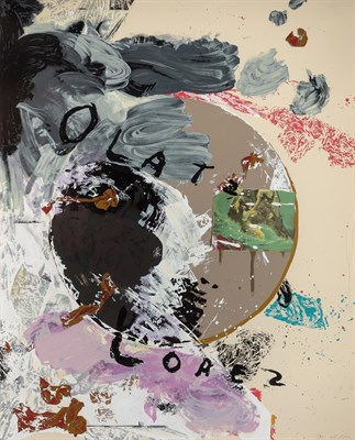 Lot 250 - Julian Schnabel (b. 1951) OLATZ LÓPEZ Color...