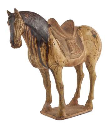 Lot 136 - Chinese Straw Glazed Pottery Model of a Horse