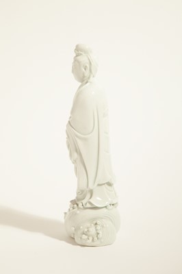 Lot 64 - A Chinese Blanc De Chine Porcelain Figure of Guanyin