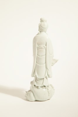 Lot 64 - A Chinese Blanc De Chine Porcelain Figure of Guanyin