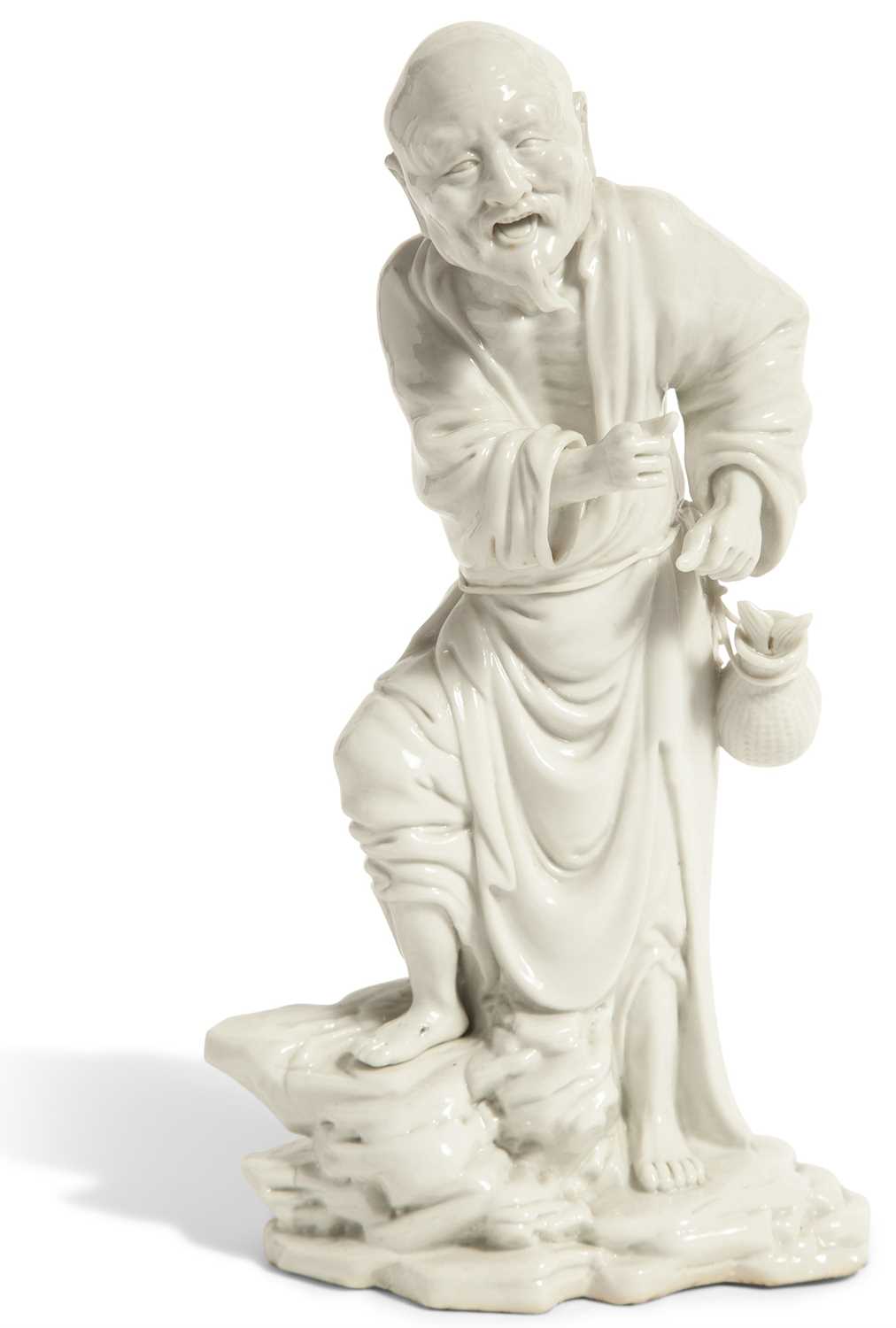Lot 227 - A Chinese Blanc De Chine Porcelain Figure of an Elder