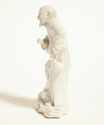 Lot 227 - A Chinese Blanc De Chine Porcelain Figure of an Elder