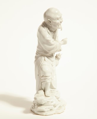 Lot 227 - A Chinese Blanc De Chine Porcelain Figure of an Elder