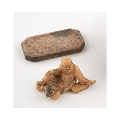 Lot 95 - Chinese Soapstone Figure of Li Bai