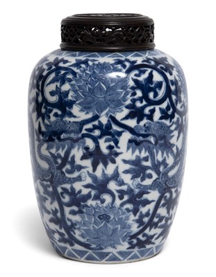 Lot 229 - A Chinese Blue and White Porcelain Jar