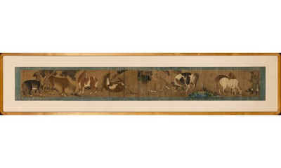 Lot 533 - A Song-Style Chinese School Painted Hand Scroll