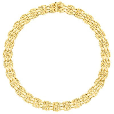 Lot 1186 - Gold Link Necklace