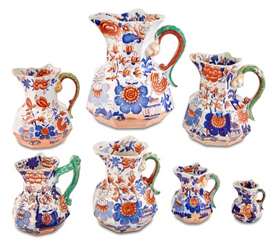 Lot 271 - Group of Twenty-Three English Imari Palette...