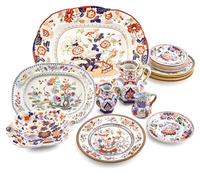 Lot 272 - Group of English Ironstone Ceramic Table...