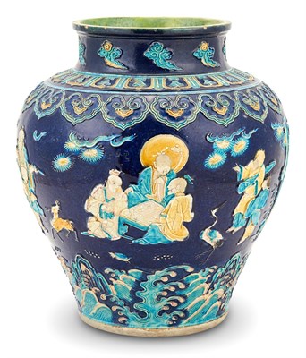 Lot 205 - A Chinese Fahua Jar