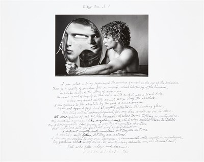 Lot 2073 - MICHALS, DUANE (b. 1932) Who Am I? 1994....