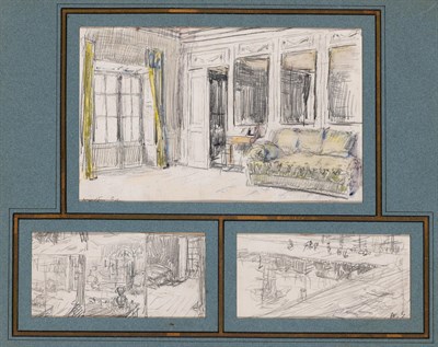 Lot 37 - Walter Gay American, 1856-1937 Interior Scenes:...