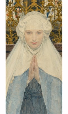 Lot 2108 - Edgar Maxence French, 1871-1954 Woman In...