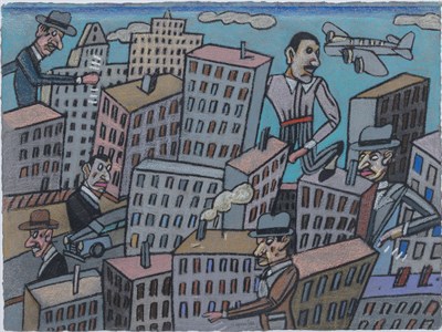 Lot 100 - Antonio Segui Argentine, b. 1934 La Ville,...