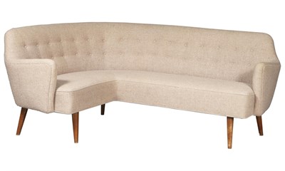 Lot 103 - Scandinavian Upholstered Sofa 1950s Height 32...
