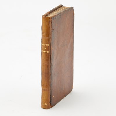 Lot 134 - The first English edition on Aegidius on tobacco