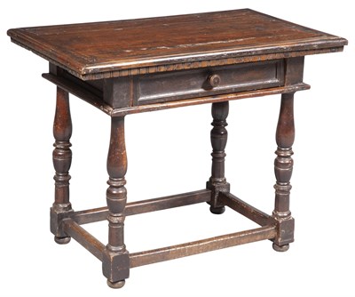 Lot 304 - Italian Renaissance Walnut Side Table Height...