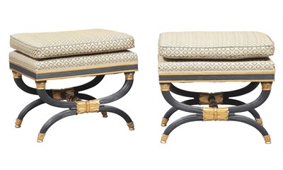 Lot 329 - Pair of Continental Neoclassical Style...