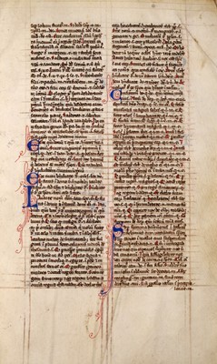 Lot 37 - An extraordinary Old Testament manuscript, circa 1250