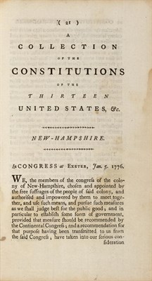 Lot 94 - [CONSTITUTION] The Constitutions of the...
