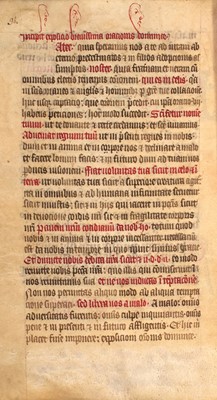 Lot 44 - The Rules of St. Augustine about 1350, from an English priory
