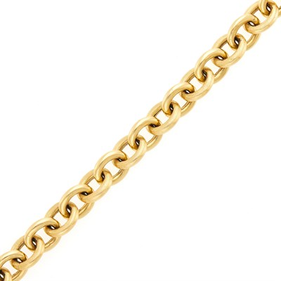 Lot 1218 - Gold Link Bracelet
