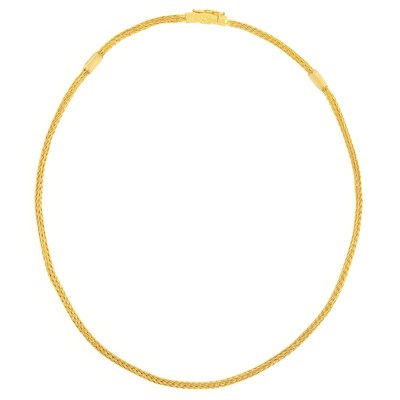 Lot 29 - Ilias Lalaounis Woven Gold Mesh Necklace